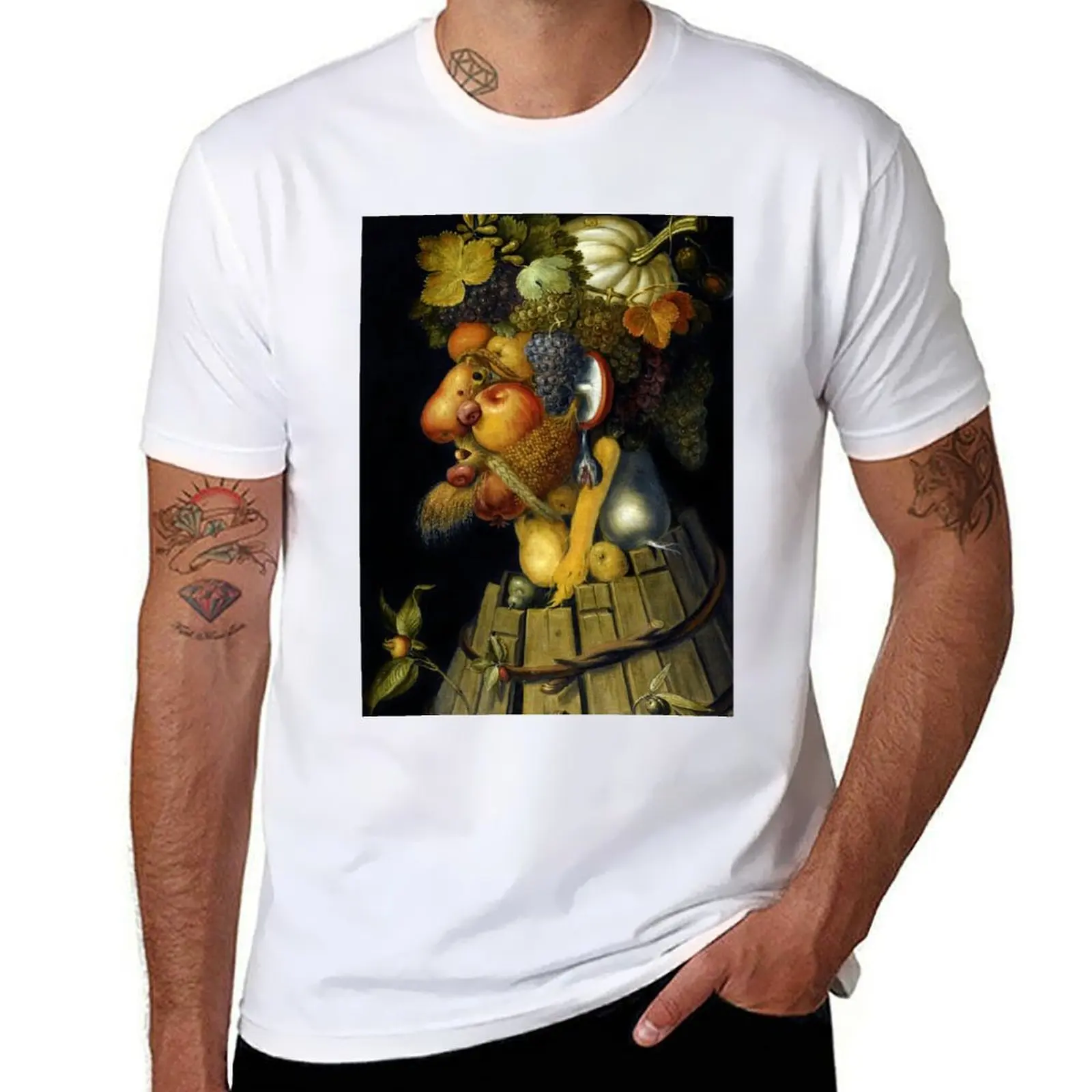 

Giuseppe Arcimboldo Four seasons - Autumn T-Shirt t shirt man cotton cotton t shirt pack T-Shirt