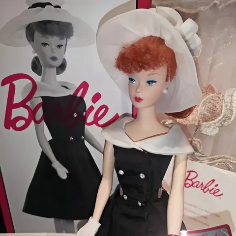 1962 Classic Collection Edition Barbie Signature Gold Label Gift Box Barbie Doll Black and White Princess Christmas Trendy Toys