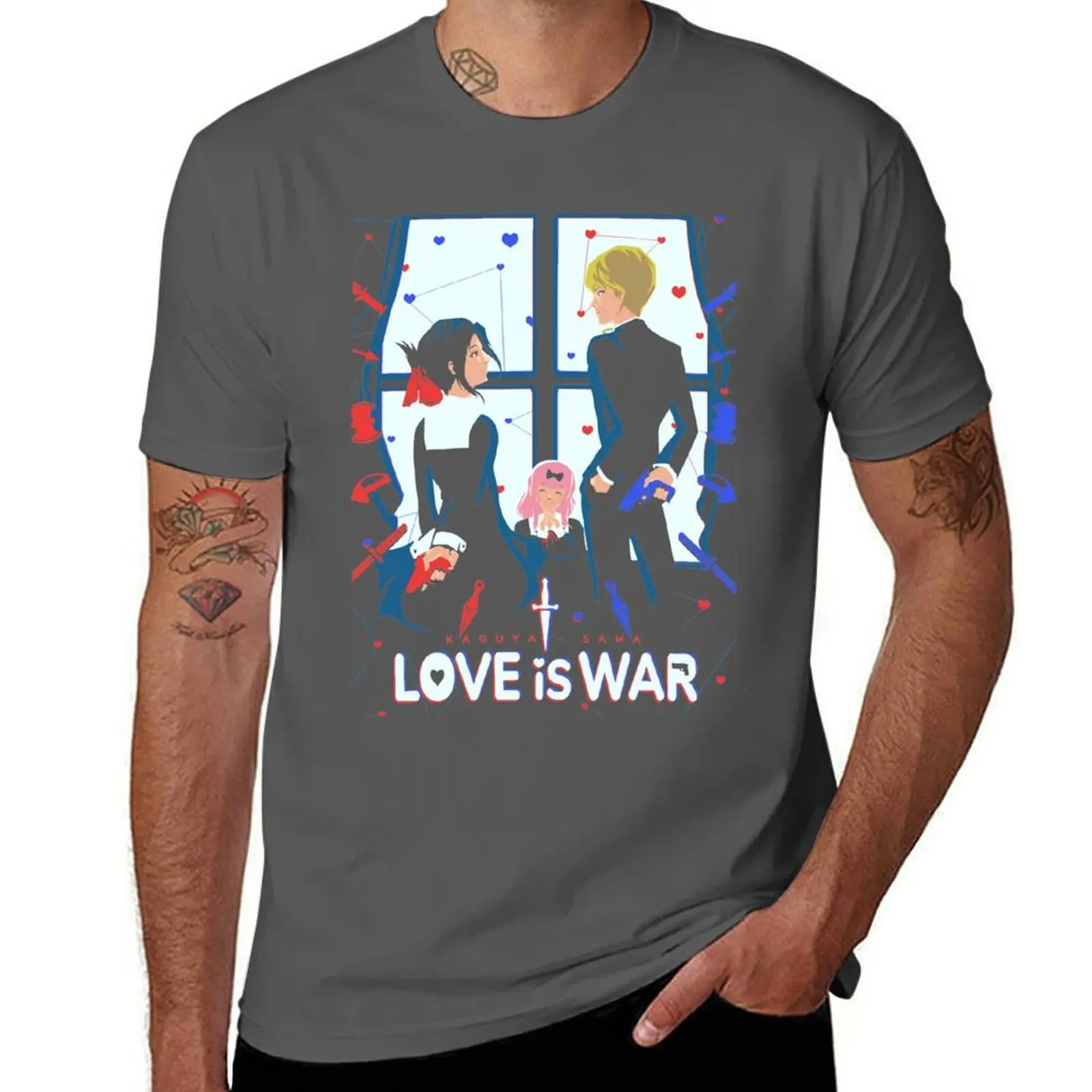 Kaguya-sama T-Shirt Athletic Fit Sports Short Sleeve Top