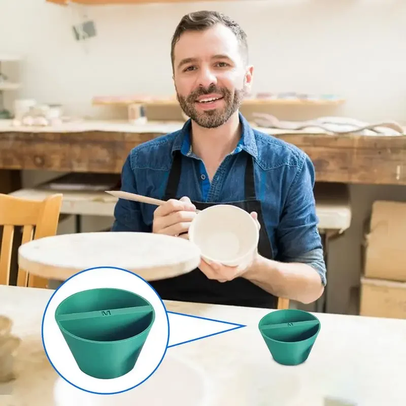 3D Printed Ceramic Rim Shaper Cone, Creative Pottery Edge Painting Tool, Multi‑Size Rim Cone for Home Pottery Making Projects