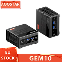 AOOSTAR GEM10 Mini PC AMD Ryzen 7 6800H 8 Core Up to 4.7GHz 32GB LPDDR5 RAM 1TB PCle 4.0 SSD WiFi6 Bluetooth 5.2 Adjustable BIOS