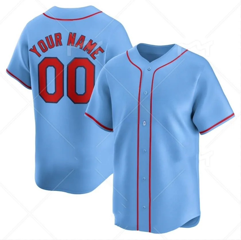 Custom Men Youth St. Louis Baseball Jersey Embroidery Softball Wear Baseball Uniform