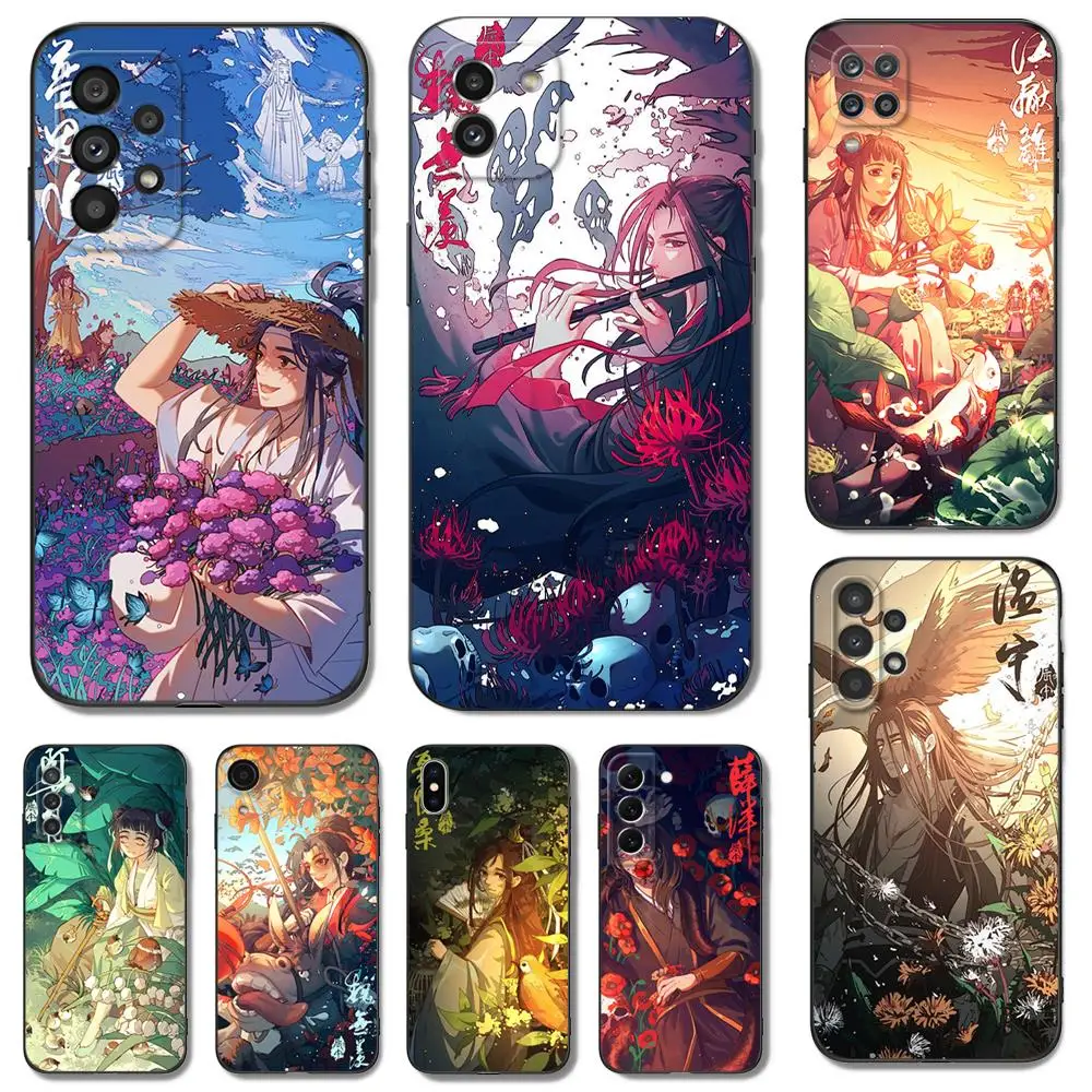 Black Tpu Case For Samsung Galaxy A03 SM-A035 A03 Core A03S A13 A23 LTE A33 A53 A73 4G 5G anime magic wizard