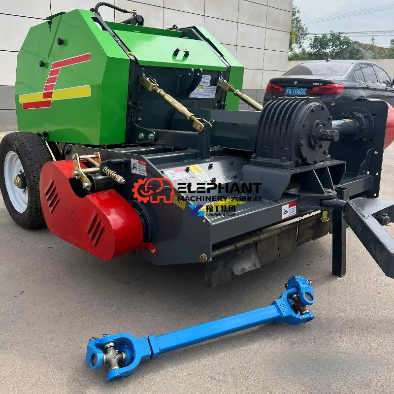 9YK-1300 Model Efficient Crushing and Bundling Machine Round Baler Tractor Straw Hay Baler Machine Packaging Corn Stalks
