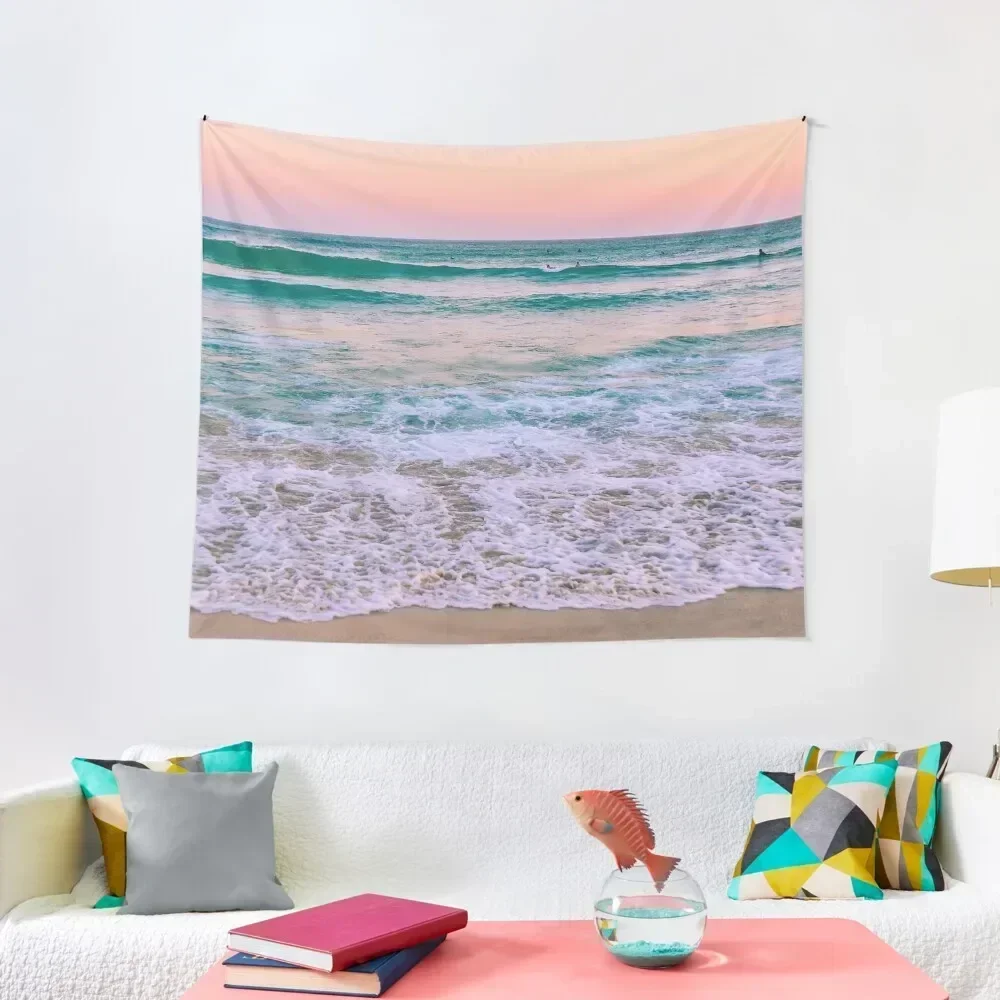 

Pink Ocean Sunsets Tapestry House Decoration Room Decorator Tapestry