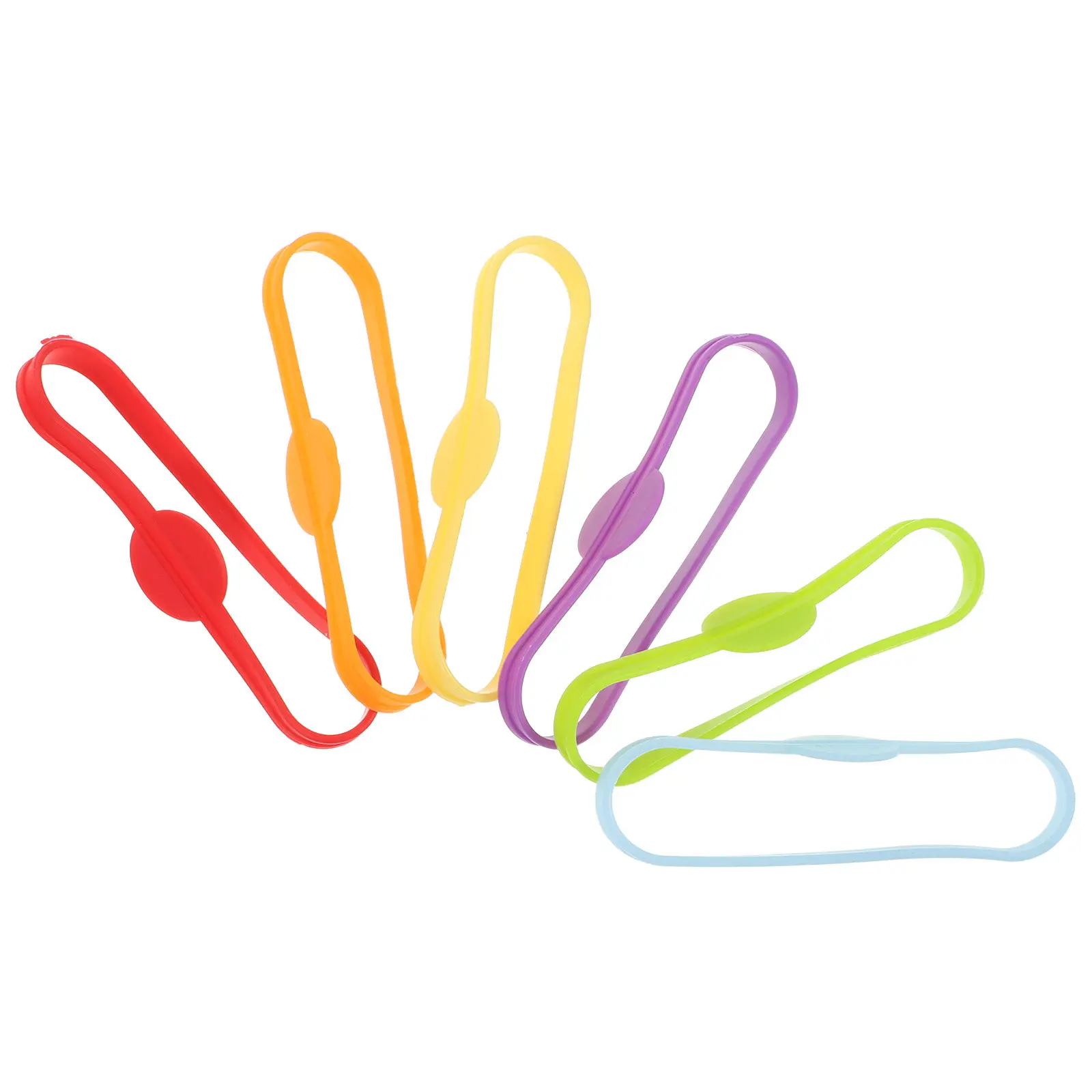 24Pcs Food Grade Silicone Wine Cup Markers Bright Compact Glass Identification Tags for Restaurants Fraternities Families