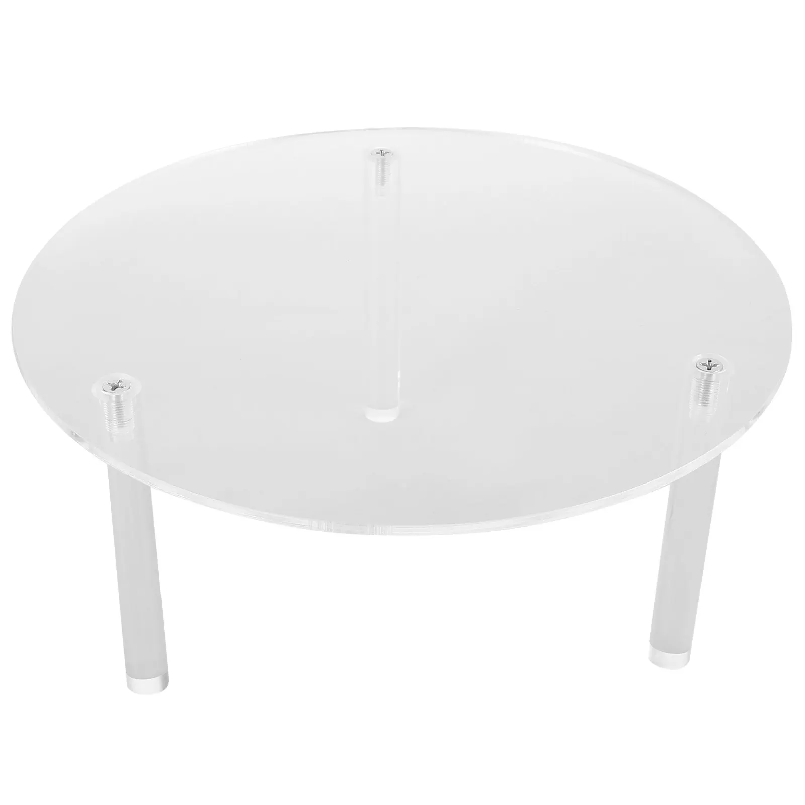 Acrylic Drink Dispenser Stand Clear Base Versatile Beverage Container Holder for Water Jug Dispenser and Home Bar Display