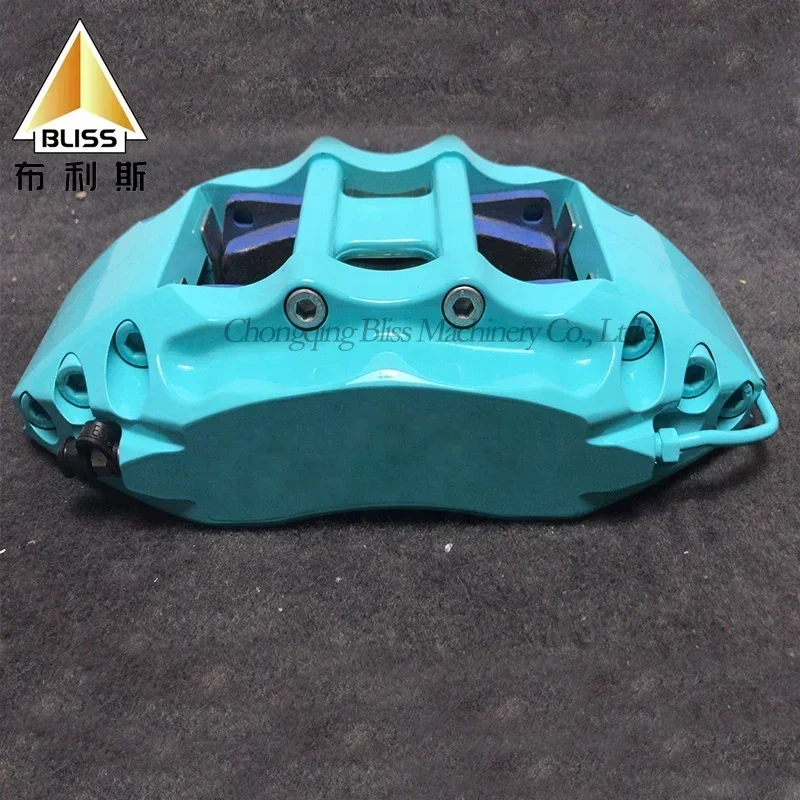 Peças de freio automotivo Ec470 4 freios de pistão 4 potes pinça de freio de corrida para jantes 18 19 20 polegadas