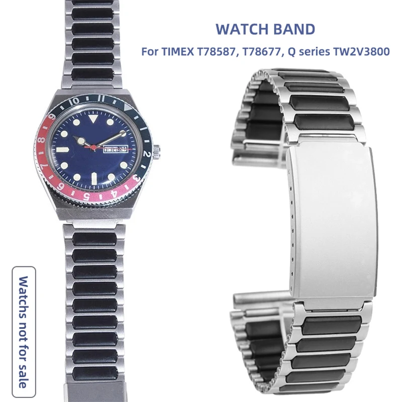 

18mm protruding strap for TIMEX T78587 T78677 Q series TW2V38000 Casio AE1200 a158 A168 f91 W218h HDC700 B650 watchband bracelet