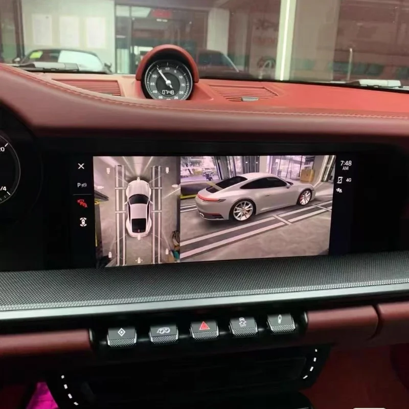 Hot Selling Original 360 Degree Camera System For Porsche 911 992 Waterproof Backup Camera Night View CCD