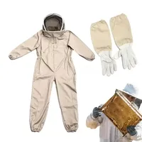 Protective Bee Suit Protective Beekeeping Clothes for Men and Women Beekeepers Thickened Clothes Hooded for Rainforest Garden