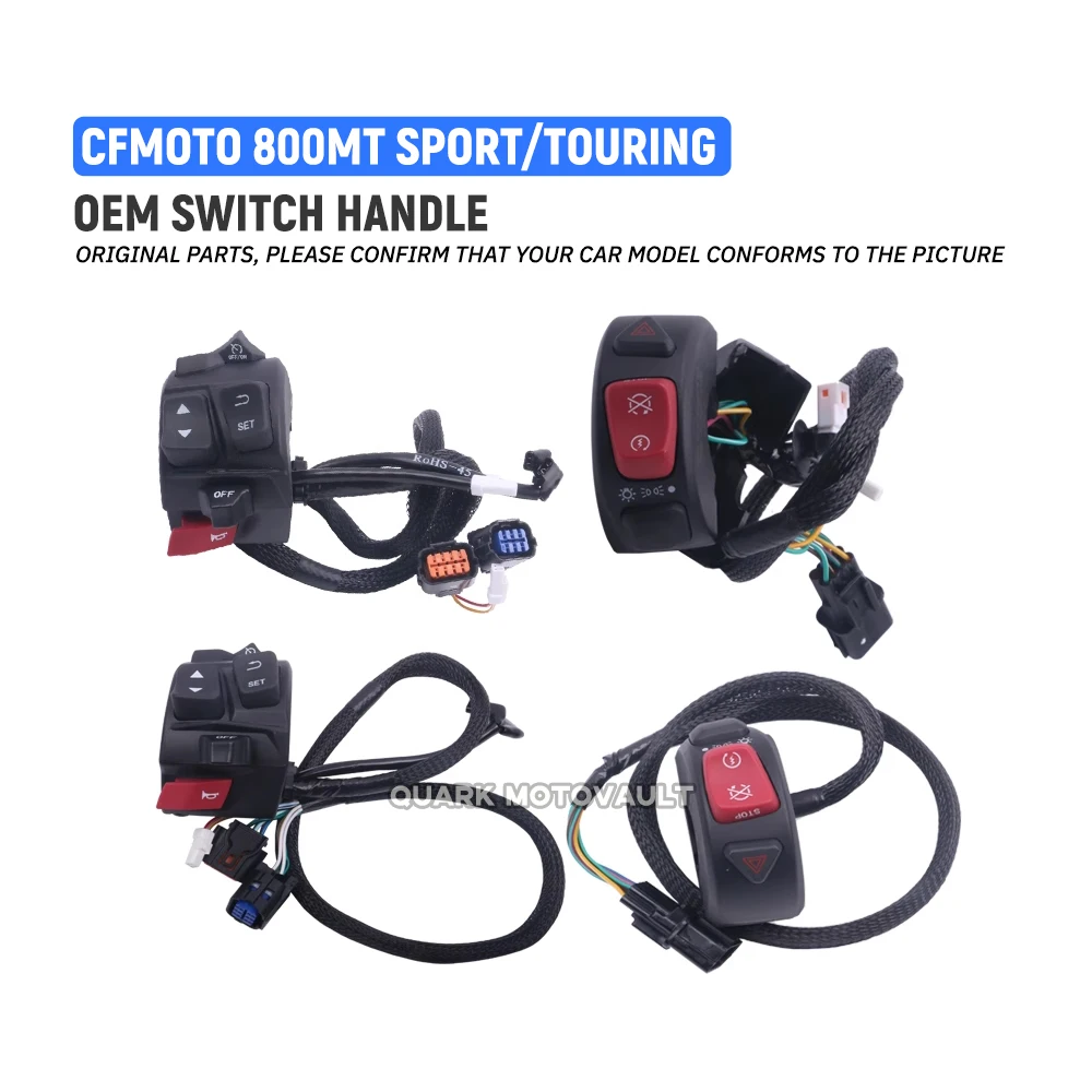 

Motorcycle Handle Switch Assembly Horn Switch Origianal Accessories Suit For 800MT 800 MT Touring / Sport / Explore CF800-5