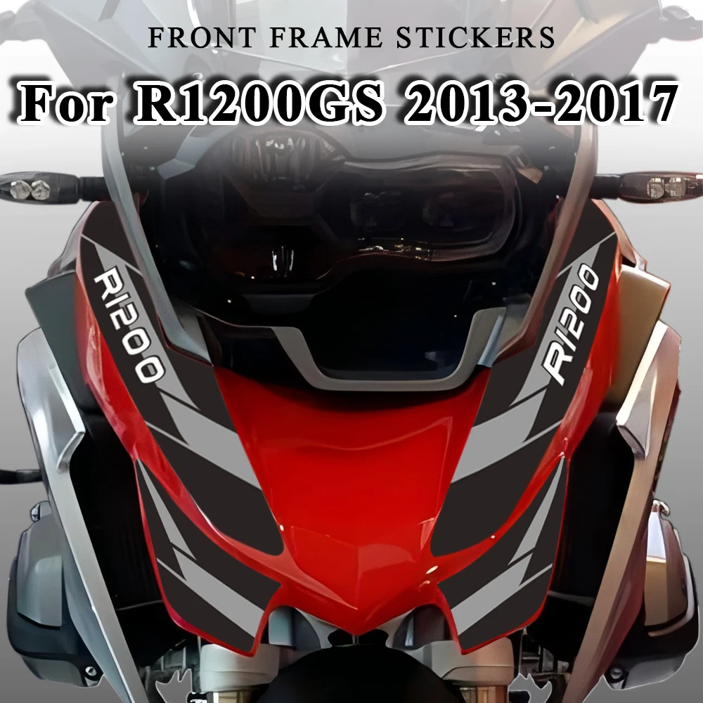 Waterproof Motorcycle Stickers Accessories Front Frame Decals For BMW R 1200 GS R1200GS R1200 GS 1200GS 2013 2014 2015 2016 2017