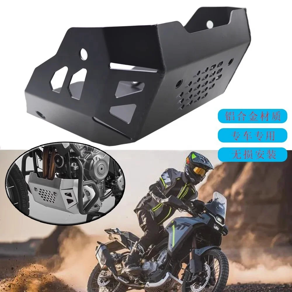 Placa de deslizamiento de expedición de protector de motor de motocicleta, accesorios para CFMOTO 450MT