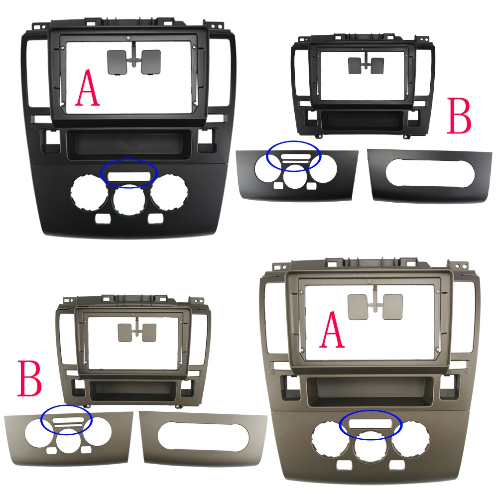 

For 2006-2011 NISSAN TIIDA (9INCH, BLACK,Brown) Car Radio Fascias Android MP5 Stereo Player 2Din Head Unit Panel Frame