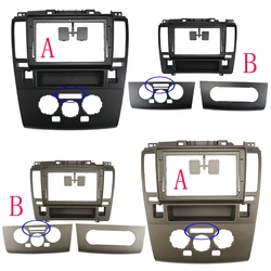 For 2006-2011 NISSAN TIIDA (9INCH, BLACK,Brown) Car Radio Fascias Android MP5 Stereo Player 2Din Head Unit Panel Frame