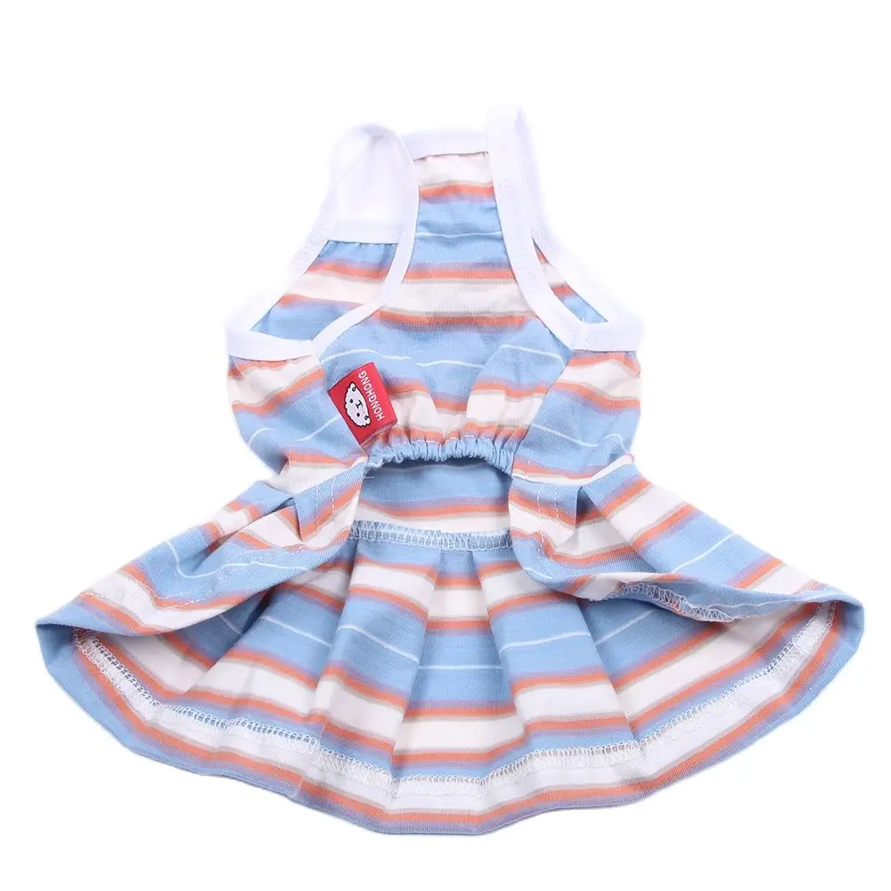 Dog Pet Clothes Dress Vest Striped Design Cat Puppy T-shirt Spring/Summer Clothes Apparel