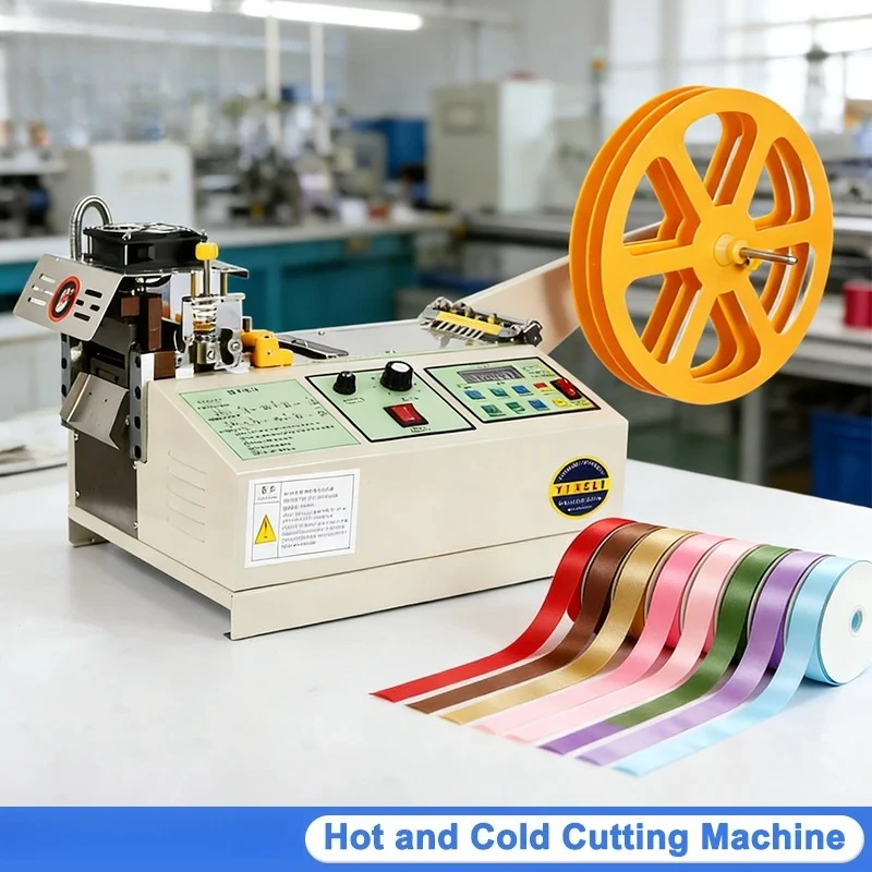 Automatic Computerized Rope Cutting Machine 988T Cold and Hot Zipper Cutting Ribbon Cutting Webbing Machine Elastic Band Cut