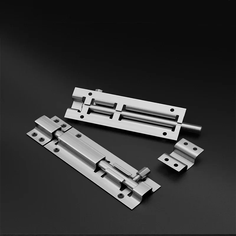 1 قطعة الفولاذ المقاوم للصدأ السلامة المفصلي قفل Soor قفل انزلاق قفل باب خزانة الملابس قفل الترباس اكسسوارات أثاث أجهزة الديكور