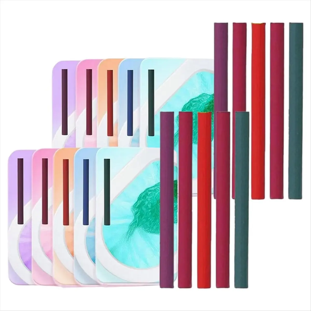 A003 Toilet Cleaning Sticks, Multi-Functional Deodorizing Toilet Cleaning Sticks (2Box)