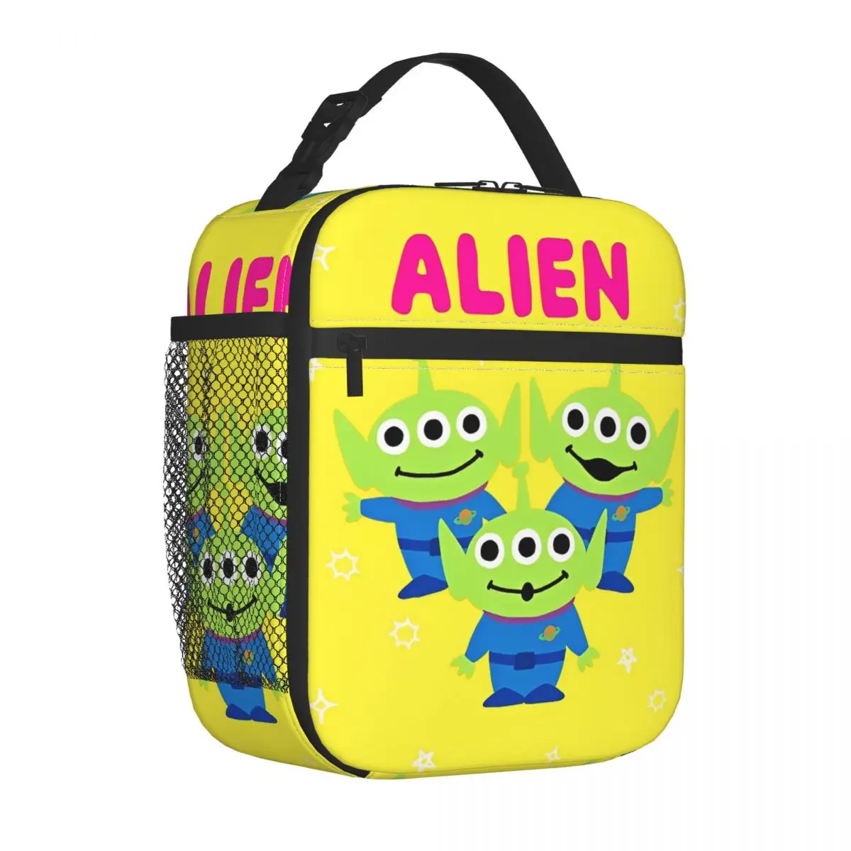 Bolsa de almuerzo con aislamiento Kawaii de extraterrestres, bolsa refrigeradora portátil de dibujos animados TS, bolsa de caja de almuerzo, bolsa de trabajo al aire libre para hombres y mujeres