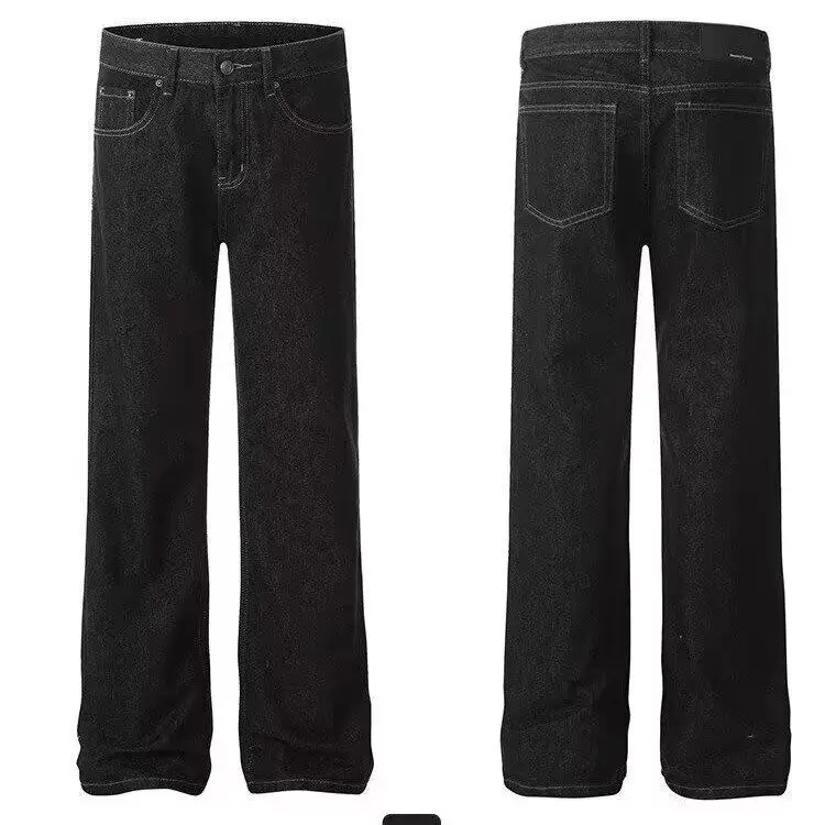 

Мужские джинсы Hong Kong Sle, модные, с принтом-буквой, из смесового хлопка и полиэстера, средней посадки, прямого кроя