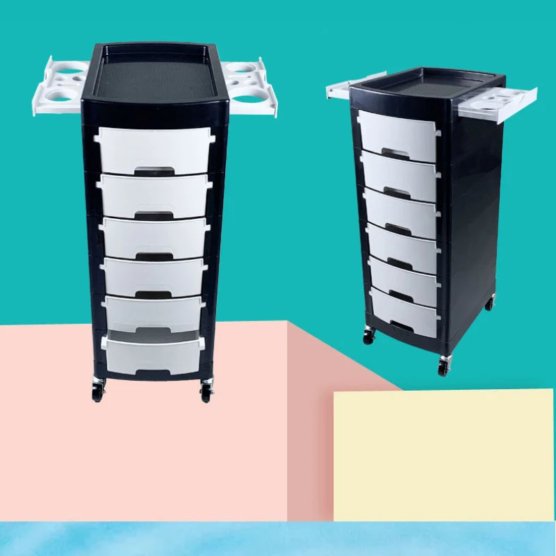 Lashes Hair Salon Trolley Station Storage Hairdresser Nail Salon Trolley Rolling Medical Carrello Con Ruote Furniture ZT50ST