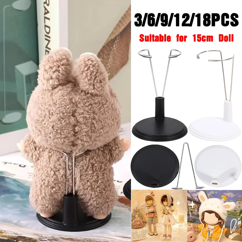 

Metal Bracket Doll Stand 1/12 Scale Toy Dolls Display Support Prop Easy Assembly Perfect for Toy Display & Decor 3/6/9/12/18 PCS