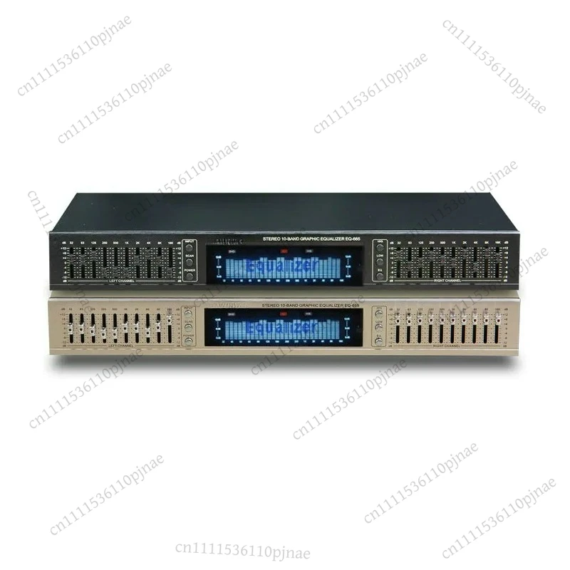 220V EQ665 Equalizer Hifi Home EQ Equalizer Dual 10 BAND Stereo Treble Alto Bass Regulation With Built-in Bluetooth New