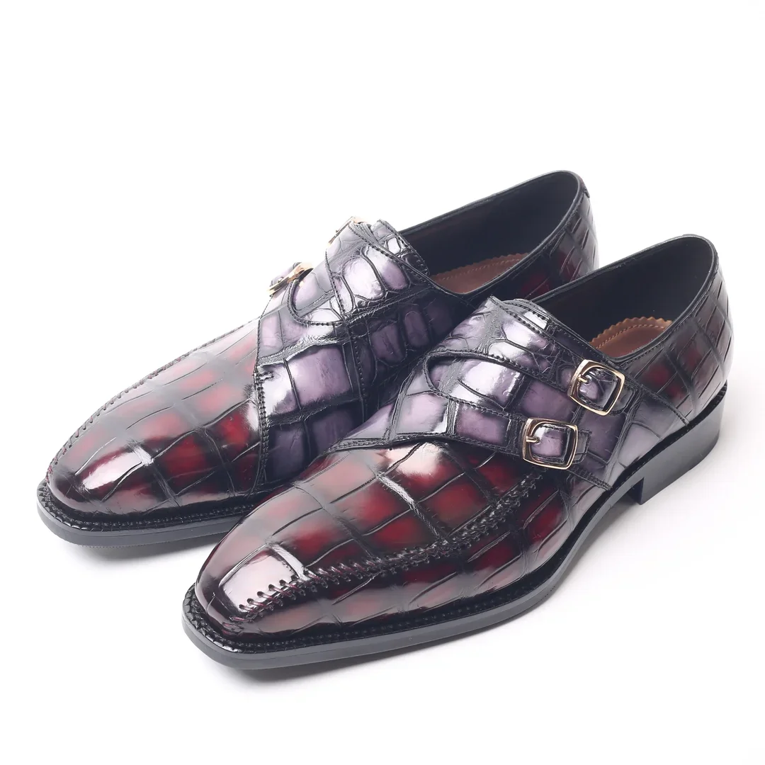 

sanyeshechiping новый стиль мужские формальные туфли туфли из крокодиловой кожи свадебные встречи