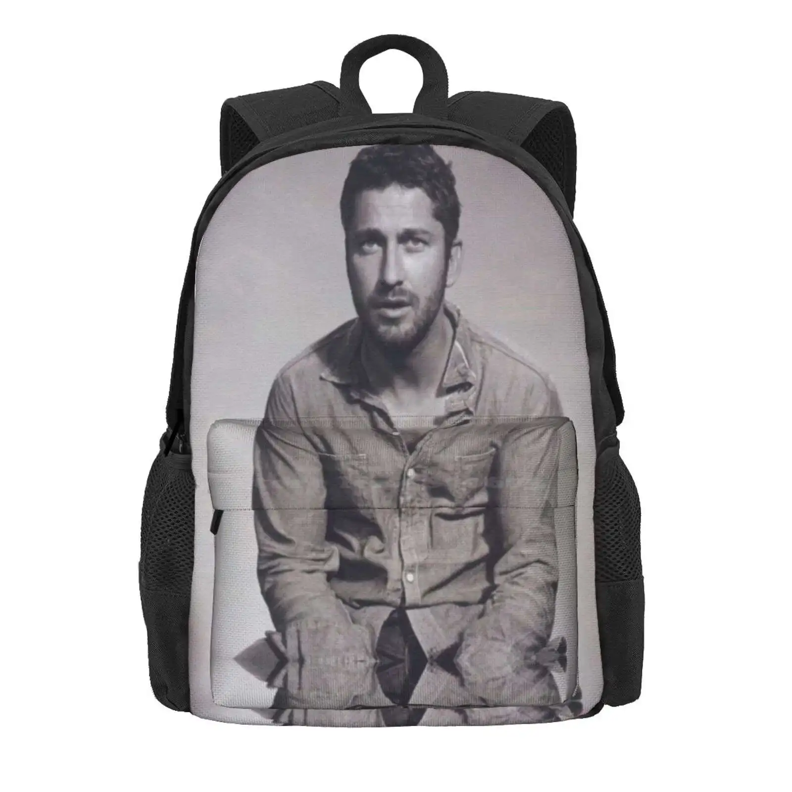 Gerard Butler Hot Sale Schoolbag Backpack Fashion Bags Gerard Butler Actor Celebrity Movie Hot