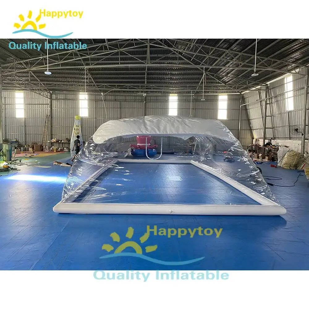 Customized Size Bubble Transparent PVC Inflatable Swimming Pool Dome Cover Tent