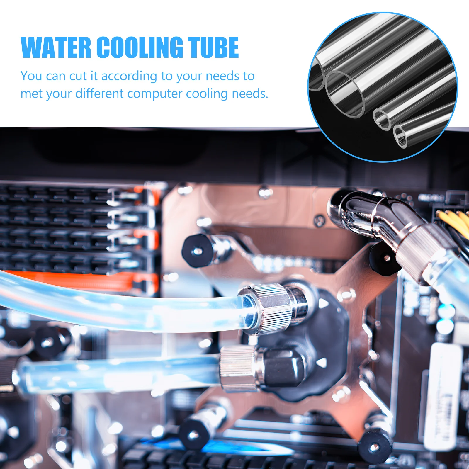 

4pcs Pc Tube Clear Round Hard Craft Tubes For Diy Signs Light Boxes Dust Collection Clear Aquarium Tools Parts