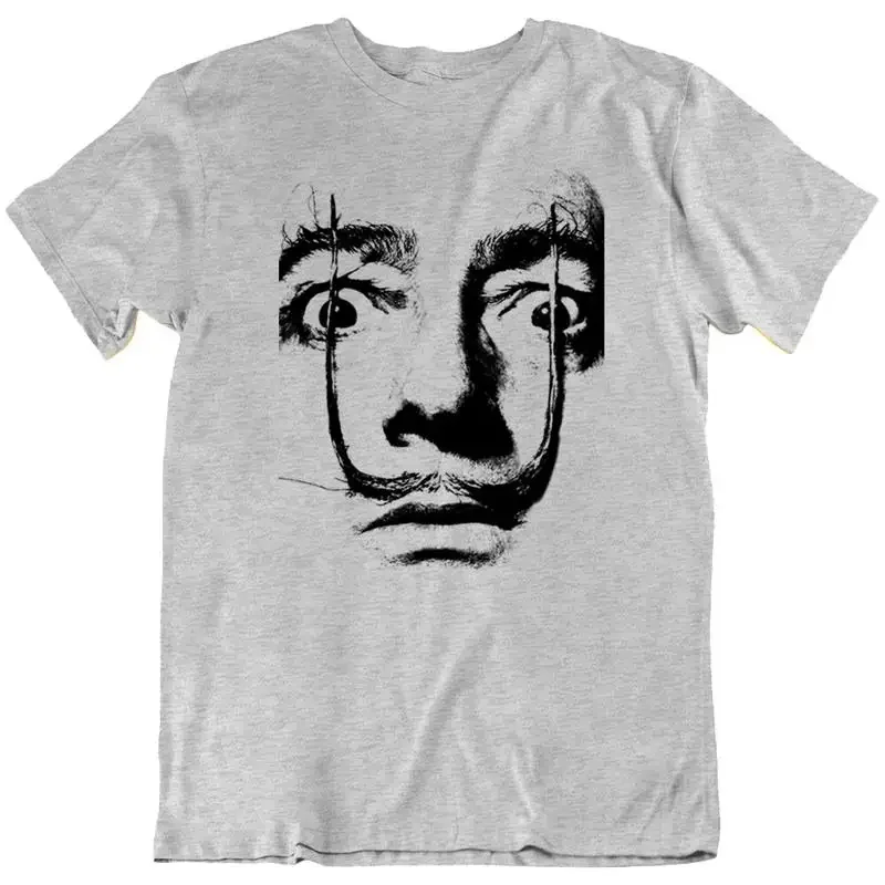 Salvador Dali Crazy Genius Painter Sculptor Character Fan T Shirt New