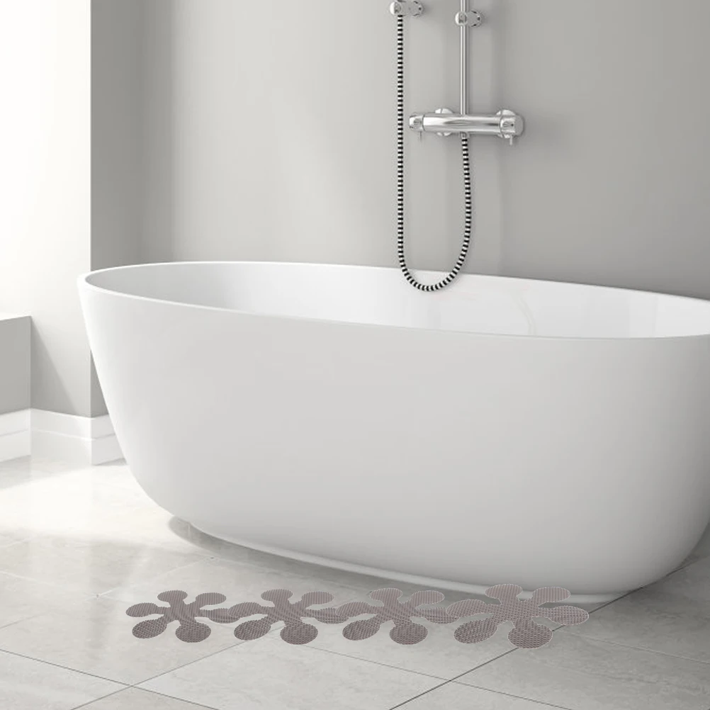 

20pcs Gray Snowflake Non Slip Bathtub Stickers 8cm Shower Anti Slip Stickers for Bathroom Tub Stairs Floors PEVA Material Safe