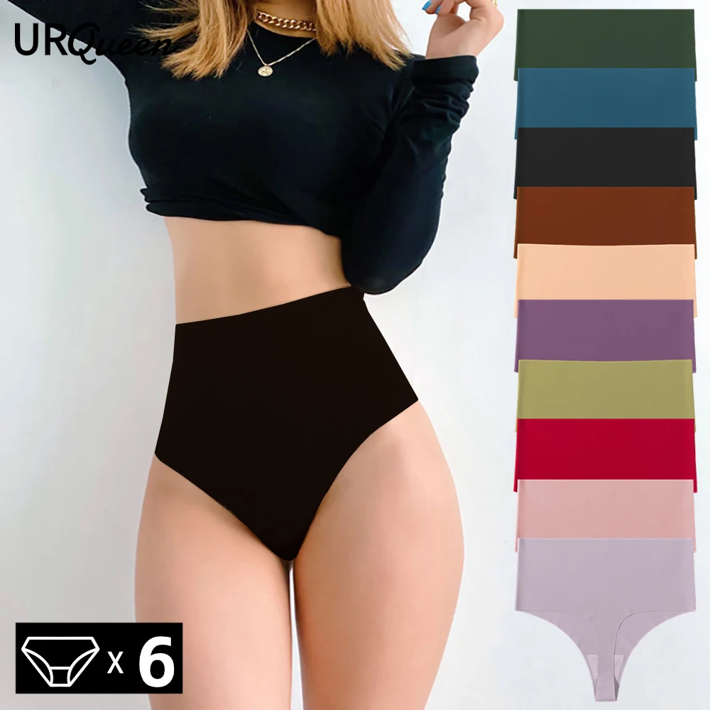 WarmSteps 6 pz/set vita alta Soft perizoma da donna mutandine Traceless Slip Silk Lingerie femminile intimo Casual da Yoga per donna