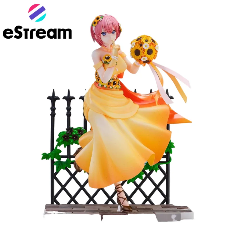 Genuine Original eStream The Quintessential Quintuplets Nakano Ichika Floral Dress Ver. Anime Figure Model Doll Ornament Gifts