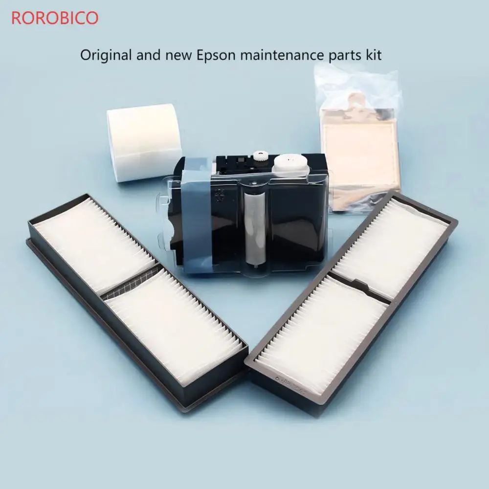 

Комплект деталей для обслуживания, блок стеклоочистителя/воздушный фильтр/промывочная подушечка для Epson S40600 S40610 S40670 S60600 S80600 S40670 S60670, набор для чистки