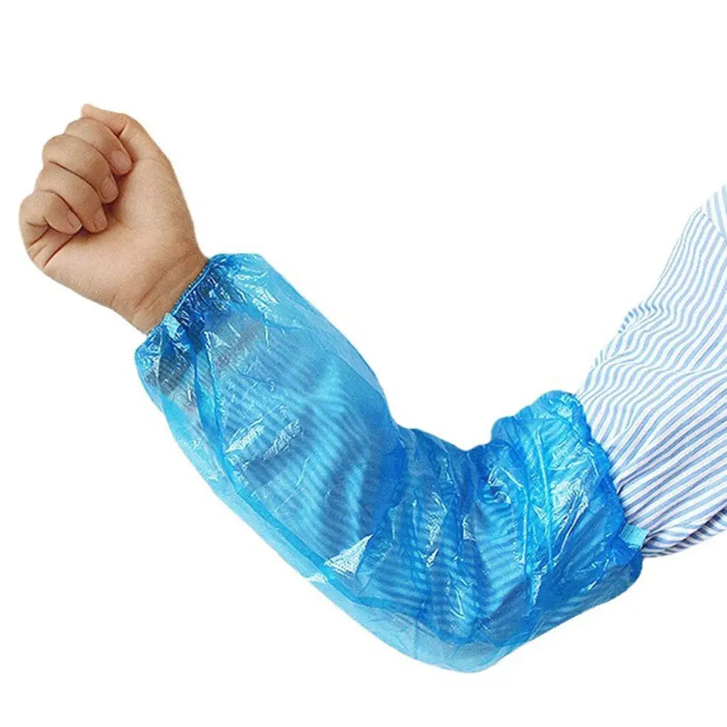 100pack/lot Practical And Useful Disposable Arm Sleeves Made With PE For Wide Applications Easy