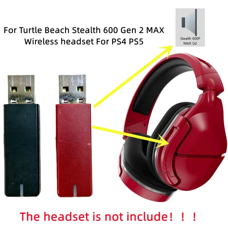 USB Dongle Receiver Adapter Stealth600P-MAX-TX For Turtle Beach Stealth 600 GEN 2 MAX Wireless headset for PS4 PS5