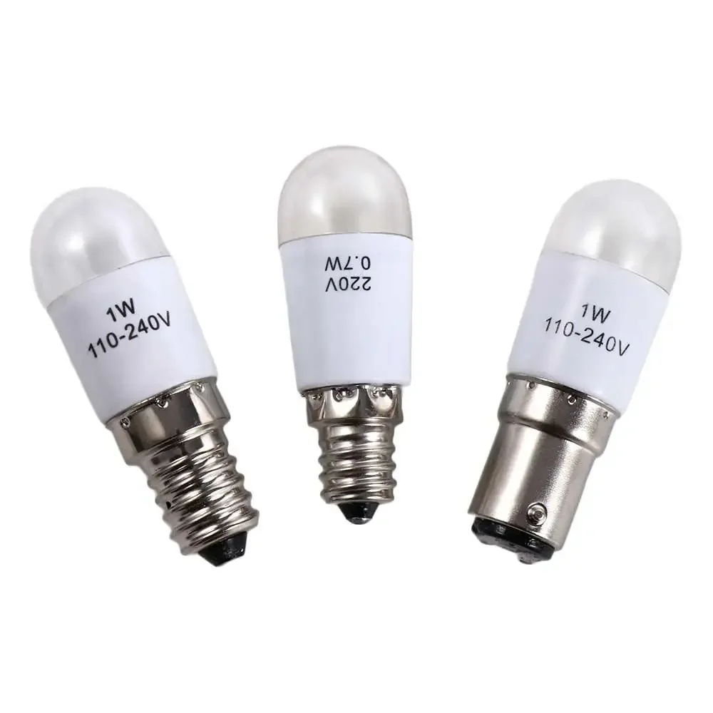 0.7W 220V E12 E14 BA15D LED Tube For Sewing Machine Universal Screw-In Sewing Supplies Light Bulb Sewing Lighting LED Light