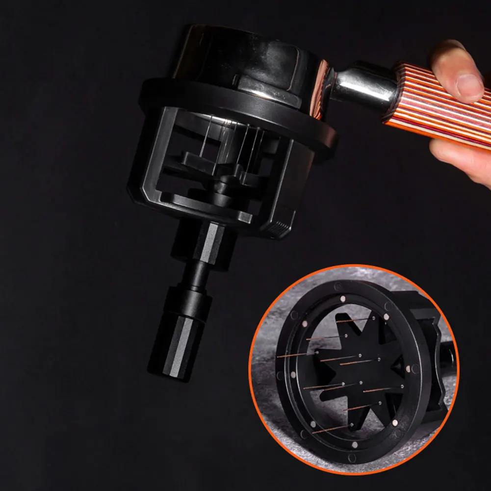 

Rotary Needle Powder Distributor 51/58 Mm Magnetic Espresso Tamper Set Spring-loaded Coffee Tamper Coffee Maker Accessories