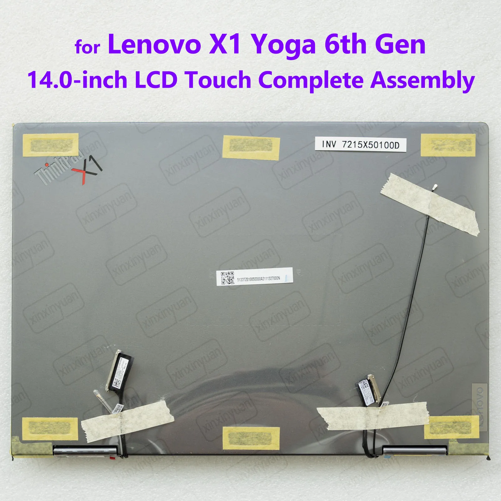 14.0-Inch LCD Touch Screen Complete Assembly for Lenovo X1 Yoga 6th Gen 20XY 20Y0 Full Display Panel Replacement