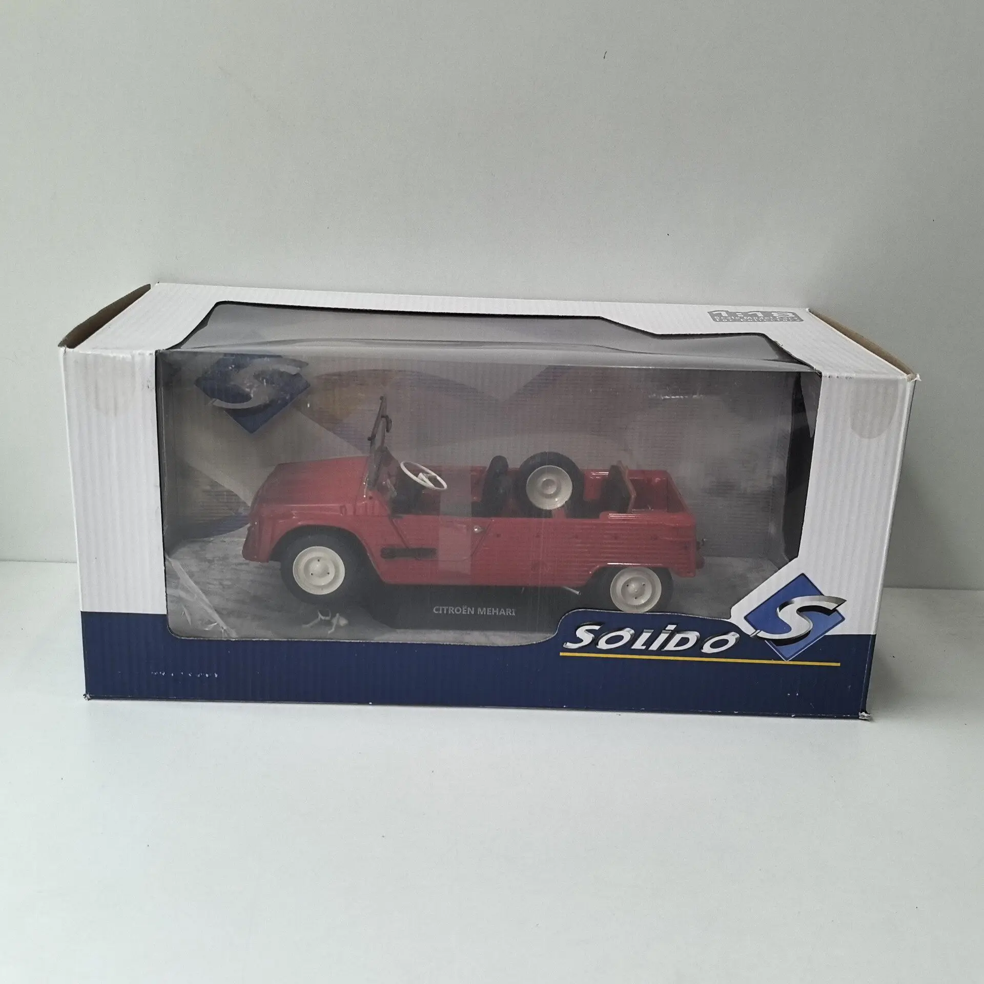 

The Windshield Has Fallen Off Diecast SOLIDO 1/18 Scale CITROEN MEHARI MK1 1969 50 Alloy Car Model