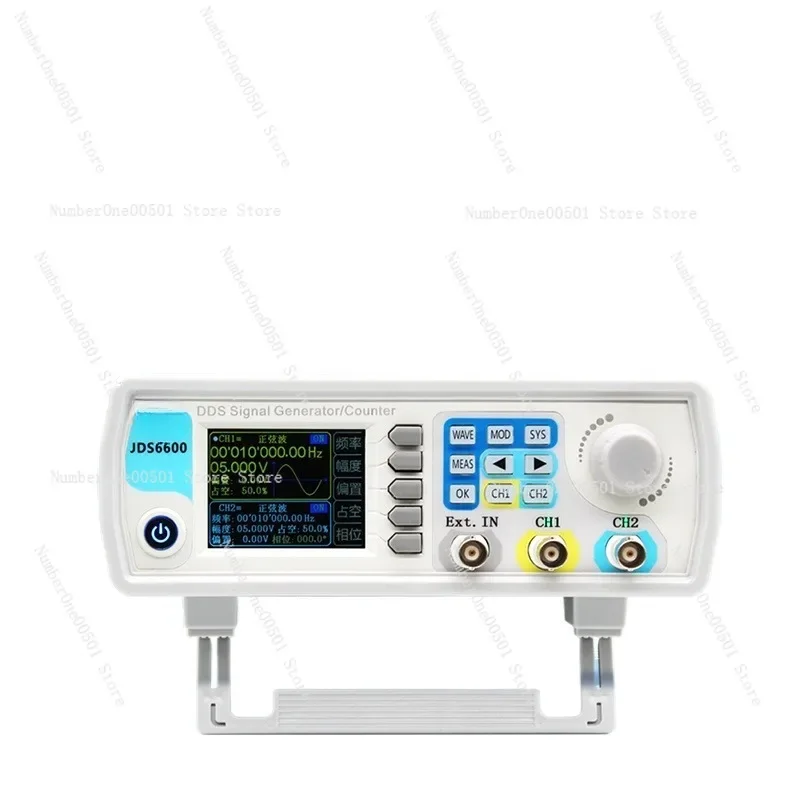 JDS6600 Dual channel programmable DDS function arbitrary waveform signal generator pulse signal source frequency meter