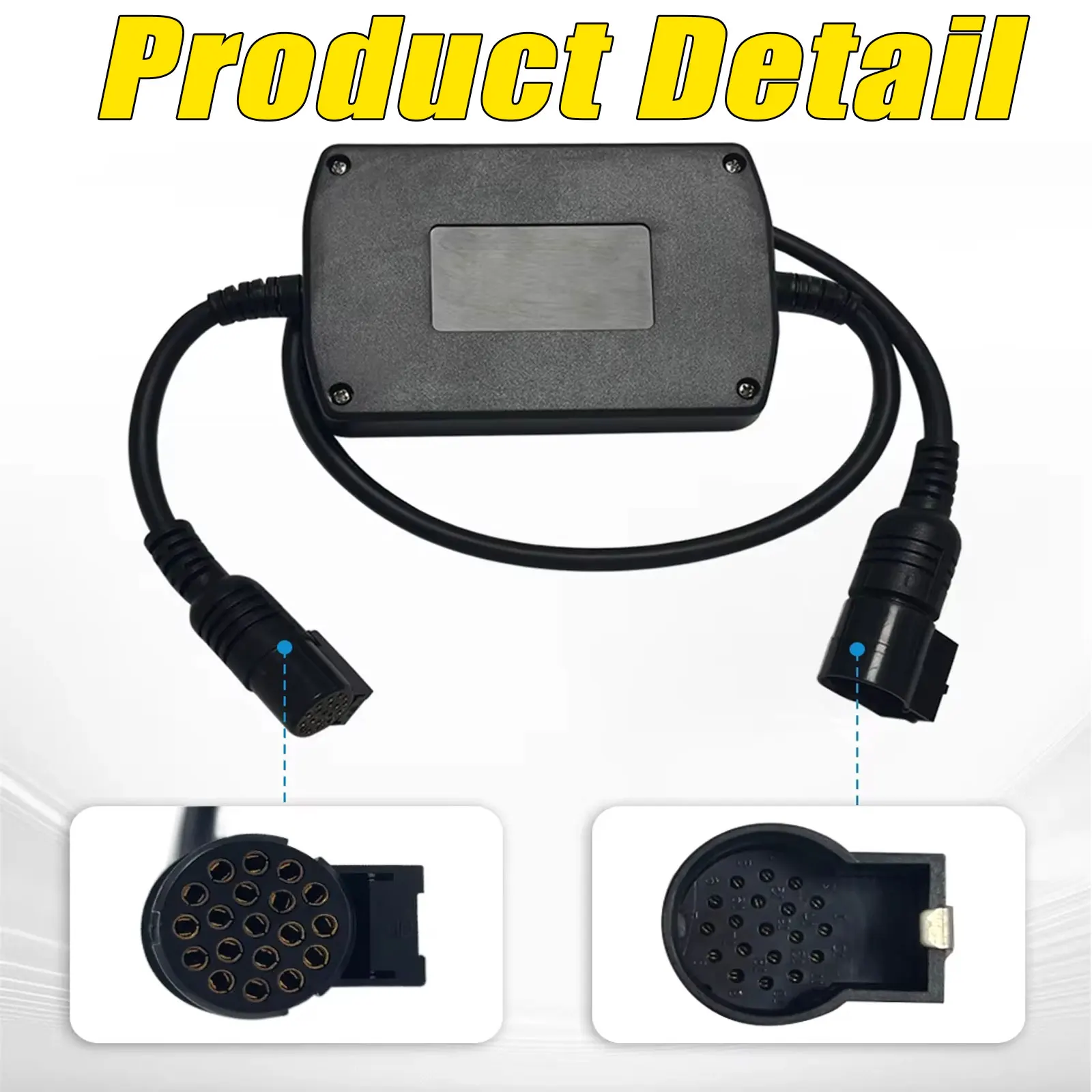 Adapter diagnostyczny OBDII do GM Tech, kabel złącza 19-pinowego modułu CANDI do interfejsu OBD2 GM TECH2