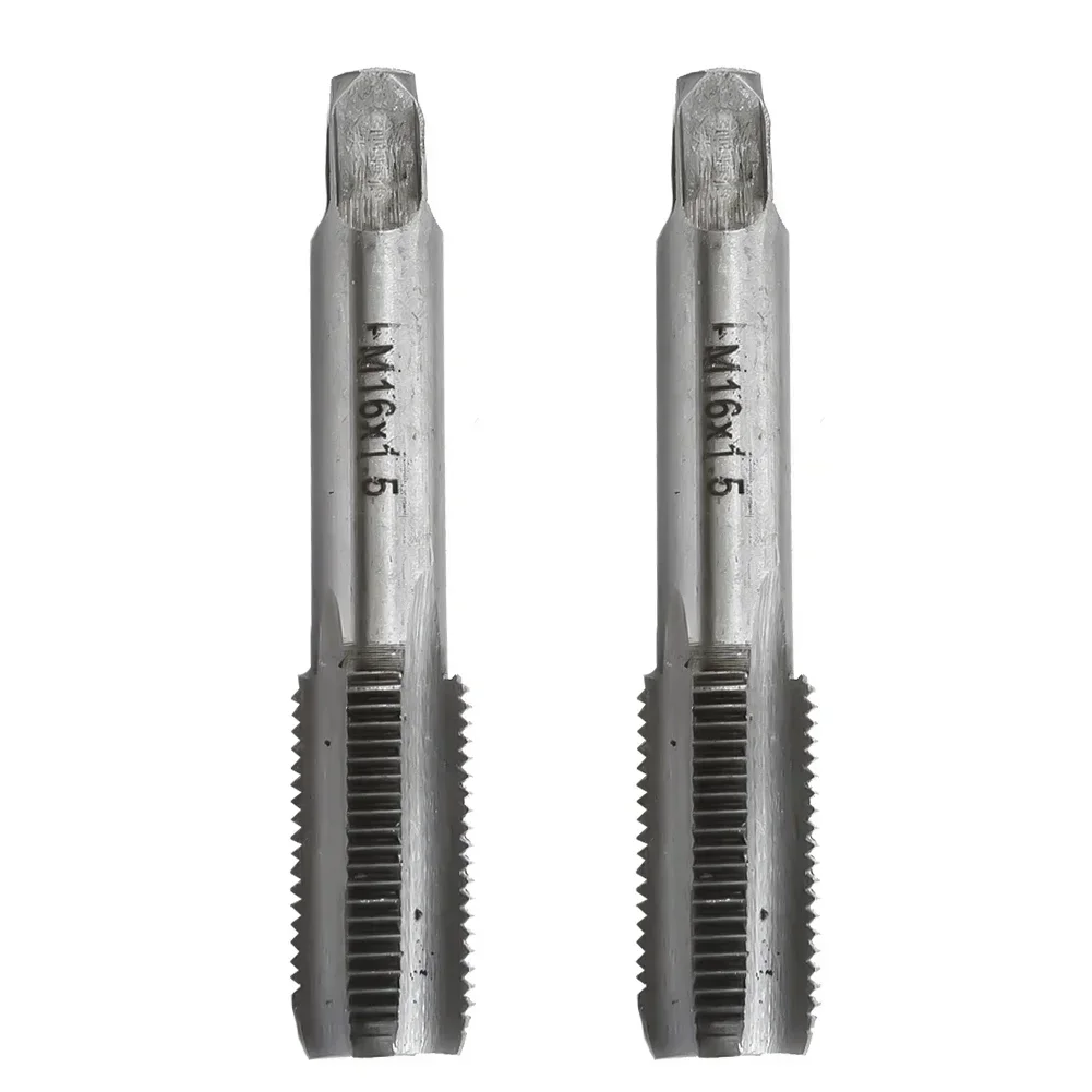 1PairThread Tap Set Right Hand Straight Flute Tap 12mm 14mm 16mm 18mm 20mm Metric Threading Tool Screw Tap Drill