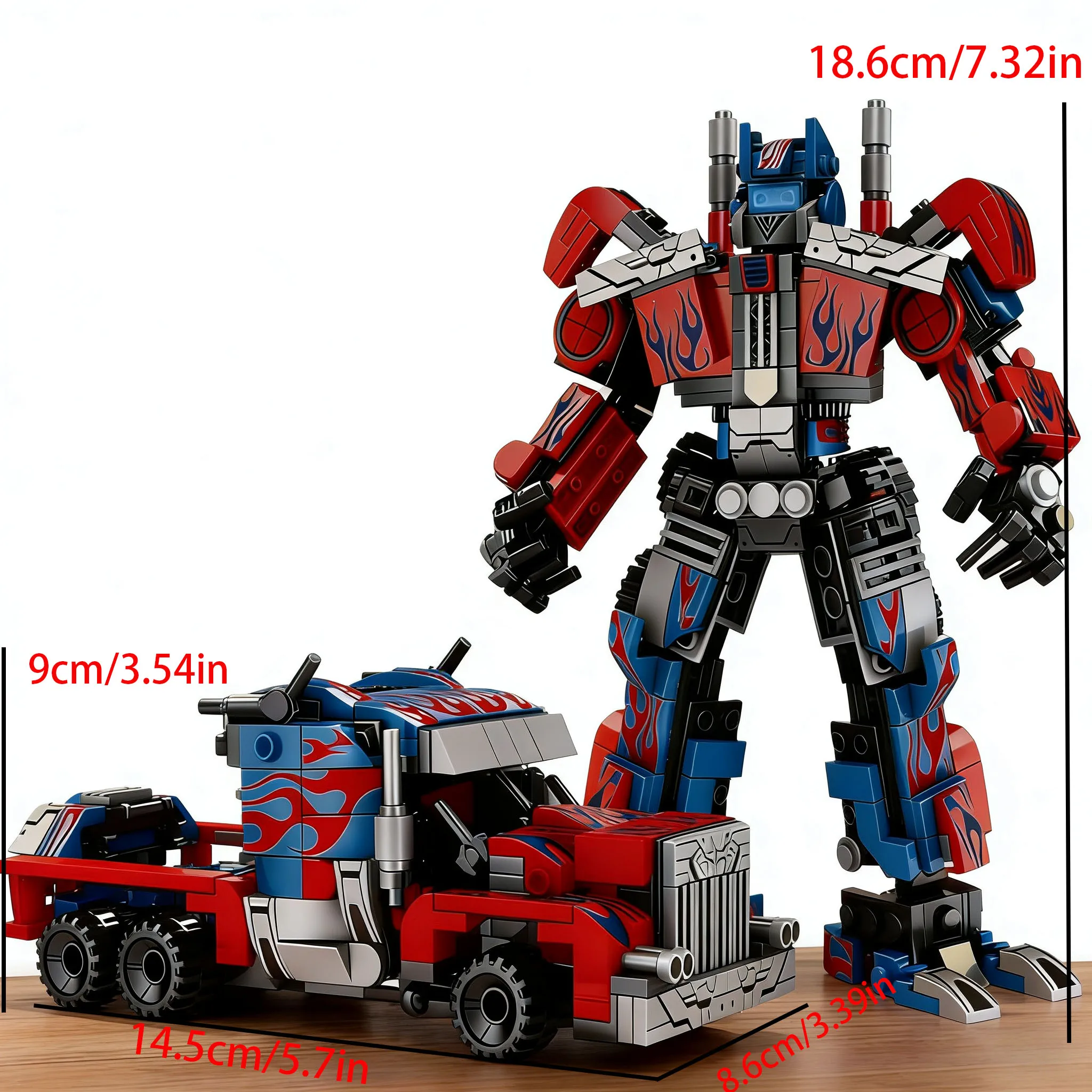 

Новый конструктор 2-в-1: робот-трансформер, набор строительных блоков, трансформирующиеся машинки, игрушки на день рождения, подарки для детей и мальчиков