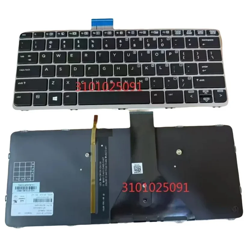 US Backlit For HP Elitebook FOLIO 1020 G1 1030 G1