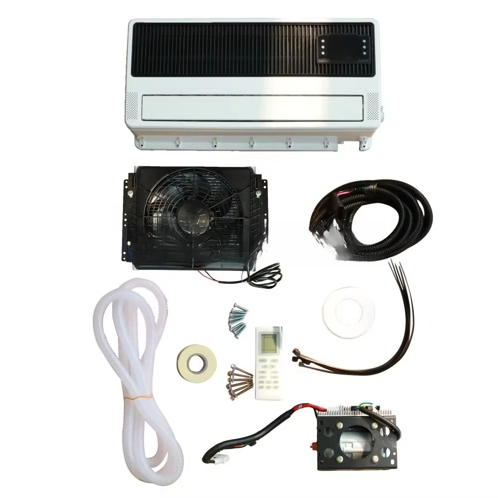 ODM Factory Price Bulk Discount Electric Split Black 12v Air Conditioning AC.161.132 24v RV Truck Air Conditioning System